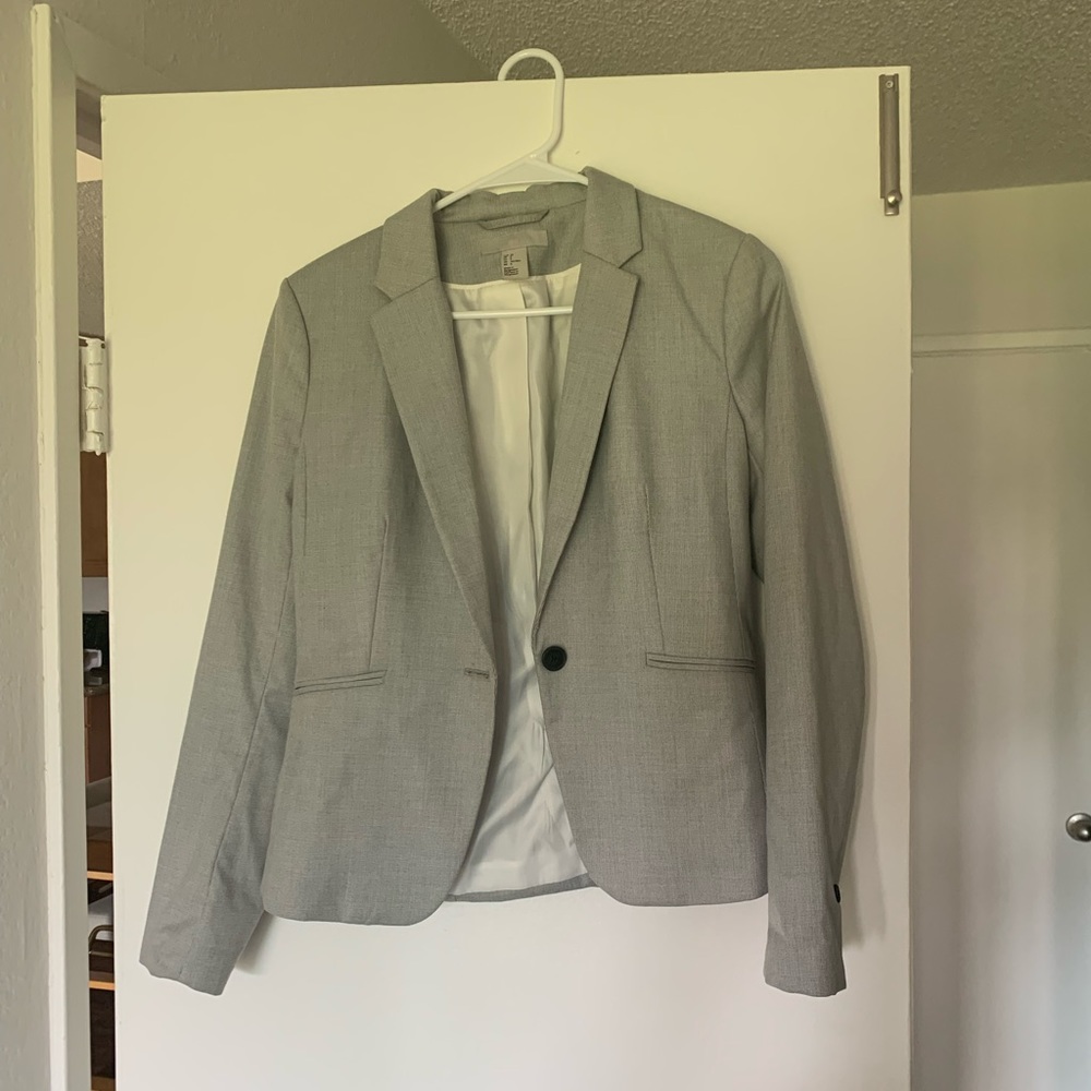 H&M Grey Blazer Classic